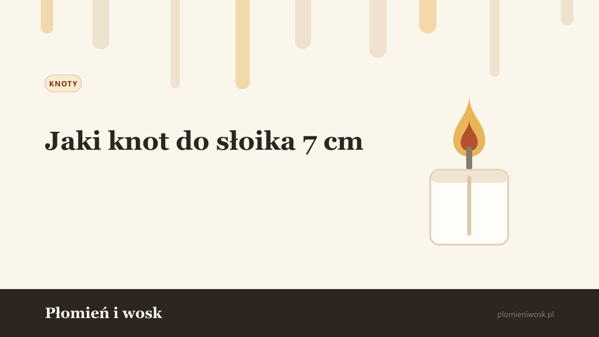 Świeca sojowa w szklanym słoiku, płonący knot, roztopiona pula wosku sięgająca ścianek